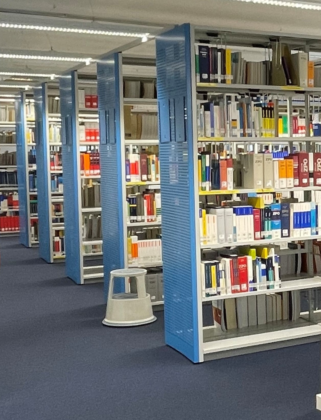 Bibliothek Campus Rohrdamm Regale